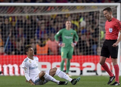 Cristiano Ronaldo Takes Ankle Injury Tests