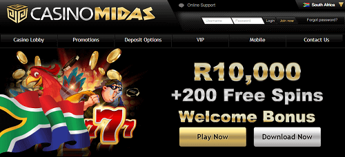 бесплатные вращения Casino MIDAS $10