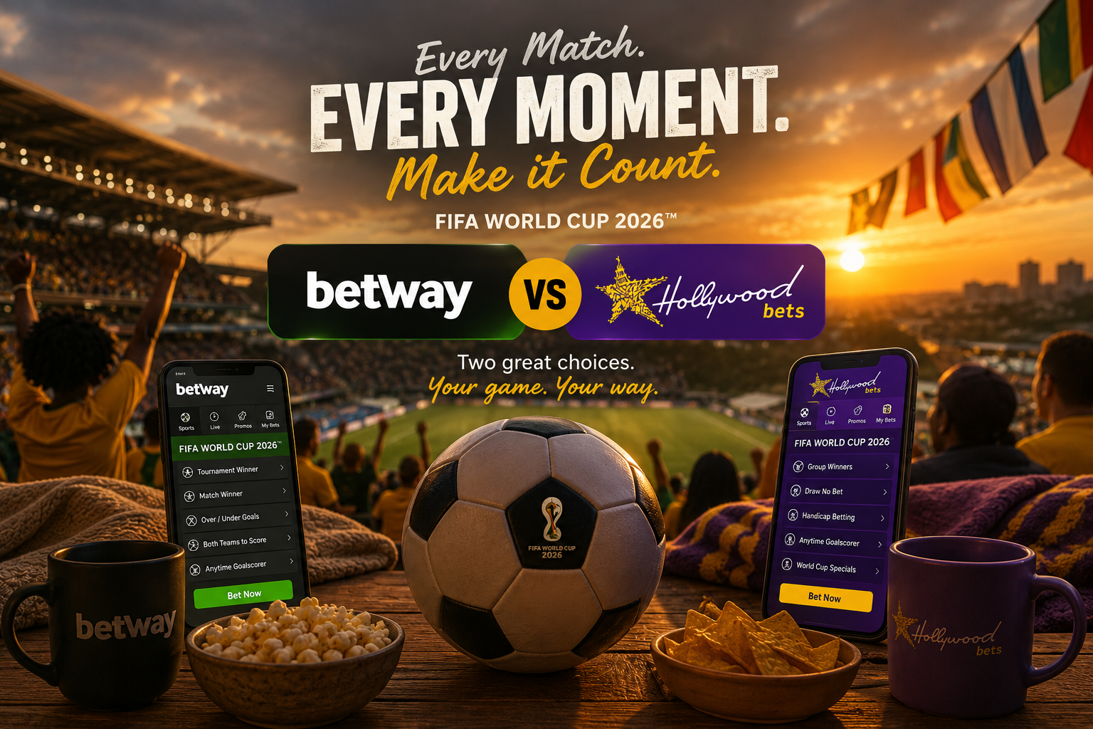Betway vs Hollywood-bets